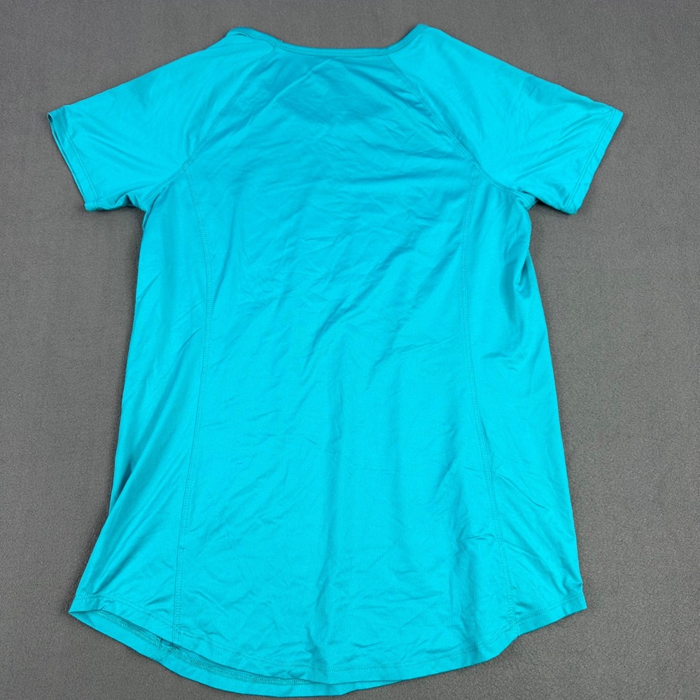 Duluth Trading Co Womens Turquoise Blue Performance Short Sleeve T-Shirt Small - Picture 7 of 8